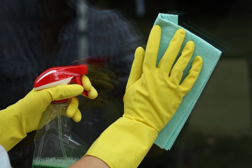 Window cleaning service for Barnes homes with clear glass and tidy frames
