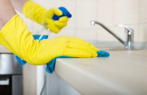Reception and communal area cleaning for offices in Barnes