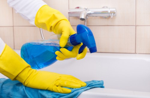 Detailed kitchen cleaning for a Barnes rental property